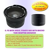 0.42X FISHEYE LENS MACROFOR FUJI FINEPIX S7000 S20 S602