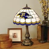 Baltimore Ravens Desk Lamp - Tiffany Style NFL Football Fan Shop Sports Team Merchandise