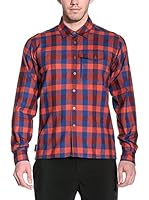 Salewa Camisa Hombre Therma Pl M L/S Srt (Rojo / Azul)