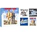 Tommy Boy 4 Piece 4 in x 4 in Glass Coaster Set