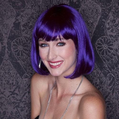 Short Bob Style - Cindy Wig (Grape)