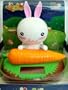 Solar Powered Shaking and Nodding Bobble Head *Rabbit* Figures for Desktop or Car