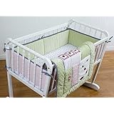 Lady Bug 3-Piece Baby Cradle Bedding Set