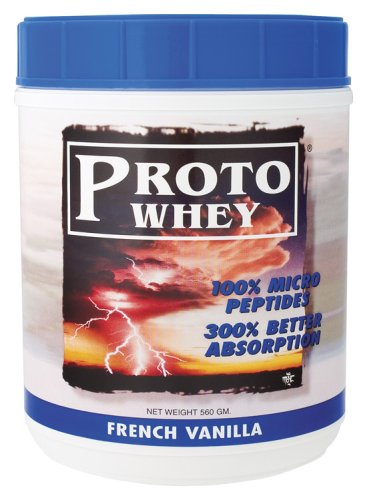 Childrens Toyshop  Health & Personal Care : BioNutritional Research Group - Proto Whey French Vanilla, 560 g powder