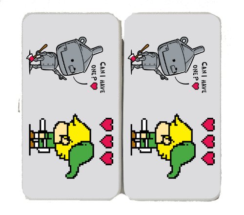 “Heart Seeker” Funny Classic Movie & Video Game Parody – Taiga Hinge Wallet Clutch
