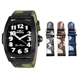 Invicta Mens 1026 Lupah Green Camouflage Leath
