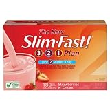 51Ip7 FsFAL. SL160  Slim.Fast! Ready to Drink Shake   Strawberries N Cream (6 Pack) 