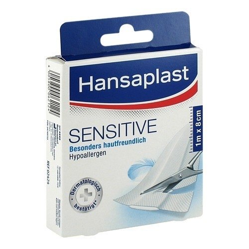 Hansaplast Sensitive Pflaster 1mx8cm 1 stk Hansaplast Sensitive Pflaster 1mx8cm 1 stk