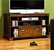 Black Finish Corner TV/Gaming Center