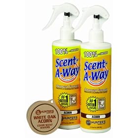 Hunter's Specialties Scent-A-Way Scent Elimination Acorn Spray, Twin Pack by
