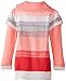 Little Lass Girls' 2 Piece Sweater Set Belted Marled Cable