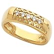 14K Yellow Gold Diamond Ring - 0.10 Ct.