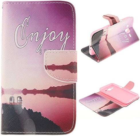 Galaxy A3 Case Samsung Galaxy A3 Kickstand Case,Tribe-Tiger Premium Leather Magnet Slim Flip Kickstand Case Cover for Samsung Galaxy A3[Yellowstone Park]