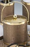 Review Kraftware  / Kraftware 45668 Scandia - Bronze 3 Quart Ice Bucket with Bale Handle, Bands and Metal Cover