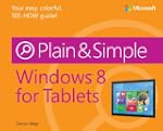 Windows 8 for Tablets Plain & Simple