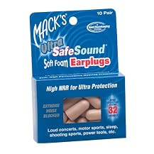 Mack's Ultra-soft Foam Earplugs - 6 Packs-(60 Ear Plugs Total)