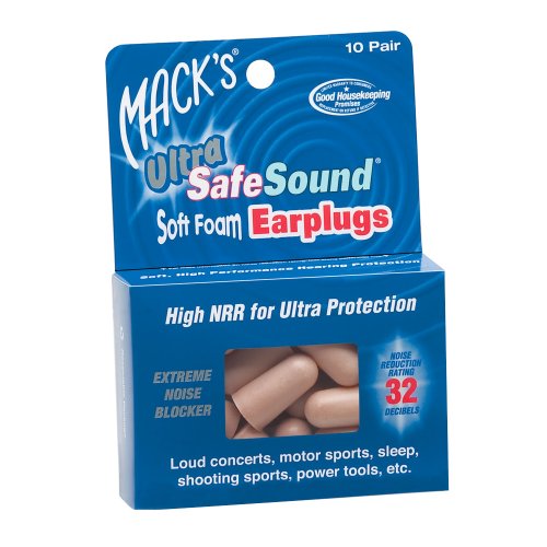 51IpIQ9m1fL Macks Ultra soft Foam Earplugs   6 Packs (60 Ear Plugs Total)