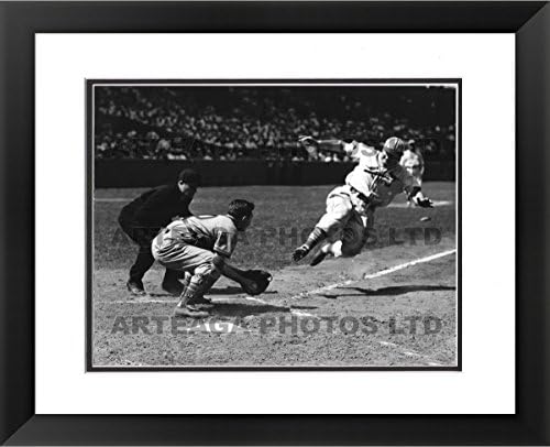 Big Johnny Mize "Big Slide" - Original Photography Print - Arteaga Photos - 24"x28" Framed Double Matted Print