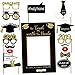 LUOEM Graduation Photo Booth Props Congratulations 2019 Graduation Party Supplies