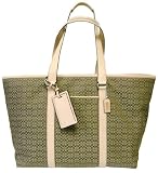 Coach Khaki Signature Weekend Carryall