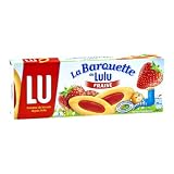 Пирожное lu barquette fraise бисквитные лодочки с клубникой 6шт 120г (3017760038409)