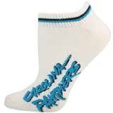 Carolina Panthers White Ladies (529) 9-11 Ankle Socks