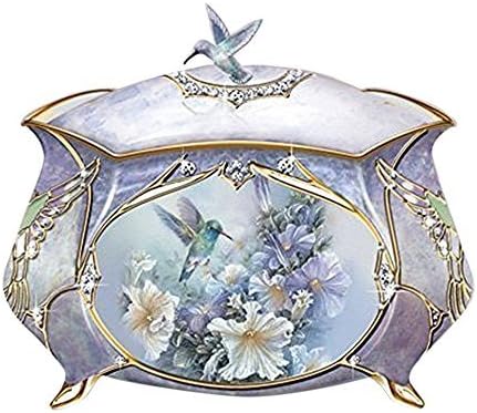 Lena Liu's Precious Treasures Hummingbird Porcelain Music Box