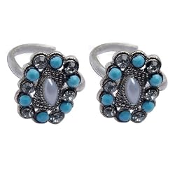 Silver Fashion Toe Rings Statement Indian Jewelry