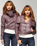Ruch Sleeve Leather Jacket