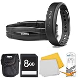Garmin vivosmart Activity Tracker w/Heart Rate Monitor - Small - Black Deluxe Bundle