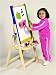 Hardwood, easy-loading paper roller, floor easel with sturdy paint tray
