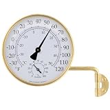Conant Custom Brass TH-6 VT Weather Station - Brass, Antique Finish