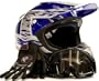 Adult Motocross Helmet Gloves & Goggles ATV Dirt Bike Motorcycle Blue