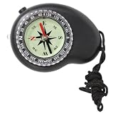 Rothco Black LED Compass with Lanyard