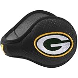 Green Bay Packers 180s Black Ear Warmers by Reebok