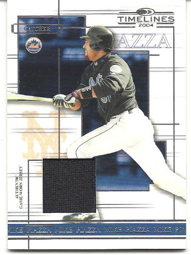 Mike Piazza 2004 Donruss Timelines Material Jersey Card #35 New York Mets