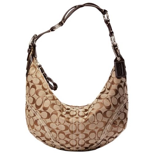 COACH SOHO BRAIDED SIGNATURE LARGE SHOULDER HOBO 10601