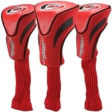 NHL Carolina Hurricanes 3-Pack Golf Club Headcovers - Red