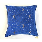 スタリーナイト・シュニール素材クッションカバー43x43cm トルコ製ブルー