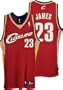 LeBron James adidas NBA Maroon Authentic Cleveland Cavaliers Jersey