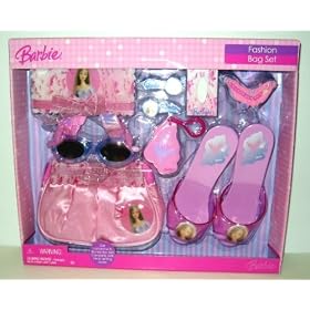 Barbie Fashion Bag Set ~ Includes Shoes, Purse & More