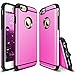 iPhone 6 Case, iPhone 6S Case, CHTech Fashion Double Layer Heavy Duty Protection Scratch Proof Armor Case for Apple Case Cover for Apple iPhone 6/6S [Rose]