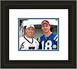Indianapolis Colts Framed John Elway & Peyton Manning Photo By Photo File NFL Football
