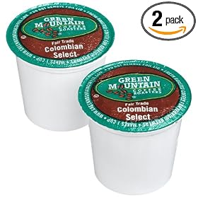 Green Mountain Coffee Colombian Fair Trade Select, K-cups For Keurig Brewers, 24-count 8.8 Ounce Boxes (Pack of 2)