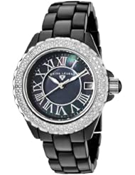 Womens Karamica Black MOP Dial Black Ceramic