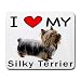 terrier38 - I Love My Silky Terrier Mouse Pad