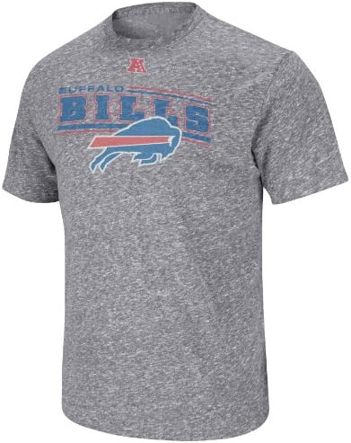 NFL Buffalo Bills Men's Victory Gear VI Short Sleeve Tee, Gray, Small