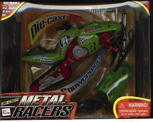 Metal Racer - Arctic Cat Skidoo Snowmobile, Orange