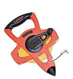 Lufkin FE150D 1/2" x 150' Engineer's Hi-Viz Orange Fiberglass Tape Measure, 10ths 100ths by Cooper H