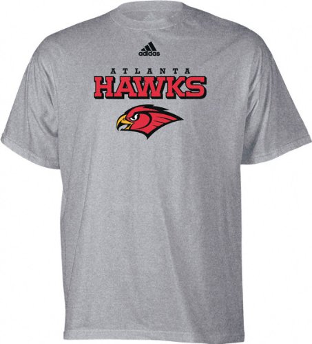 Atlanta Hawks Gray Adidas True T-Shirt